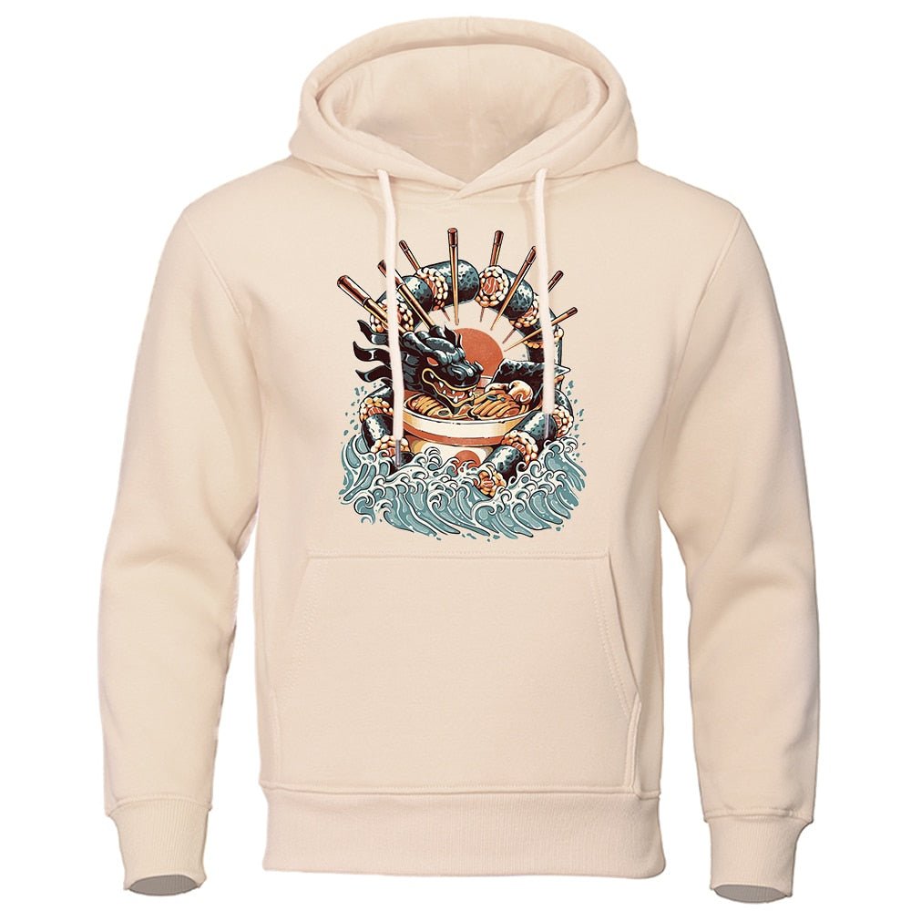 Hoodie Dragon Sushi | 3 Couleurs Claires - DragonFinity