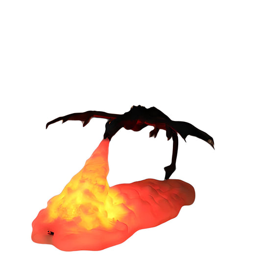 Lampe Dragon Cracheur de Feu 3D | 2 Couleurs - DragonFinity