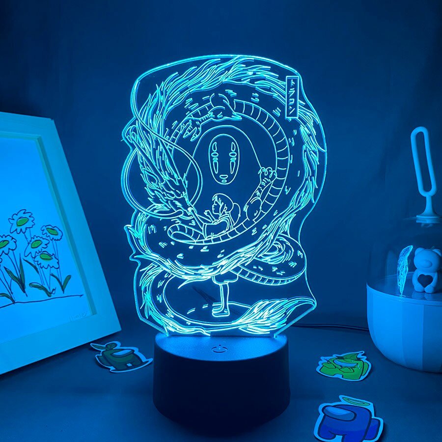 Lampe Led 3D Dragon Haku - DragonFinity