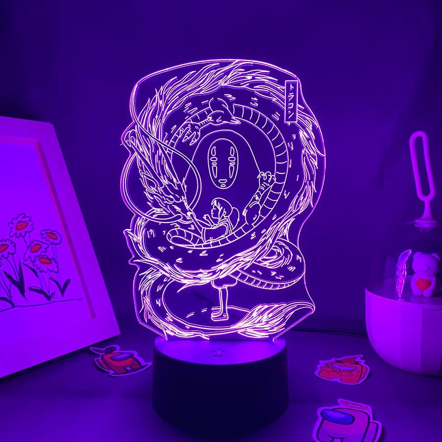 Lampe Led 3D Dragon Haku - DragonFinity