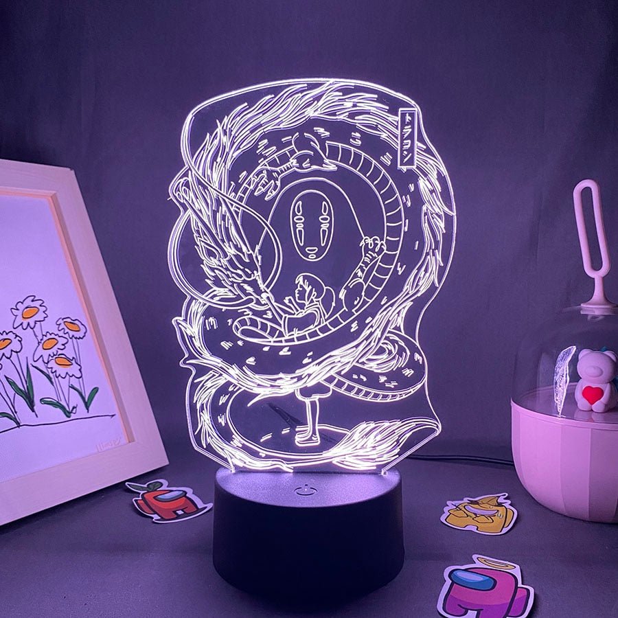 Lampe Led 3D Dragon Haku - DragonFinity